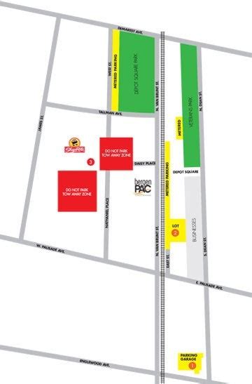 where to park for bergen pac